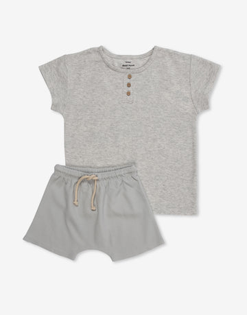 Top with Buttons & Pants Set O